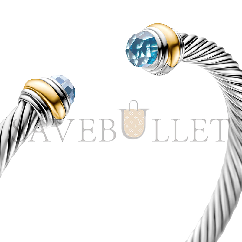 DAVID YURMAN CLASSIC CABLE BRACELET 5MM B12381 S4ABT